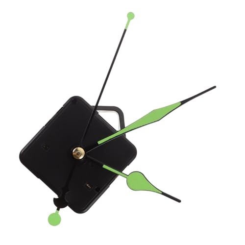 HYTROVE 静音長軸?光掛け時計ムーブメントキット 電池式クロックメカニズム 夜光針 時計修理用壁掛けクロックアクセサリー