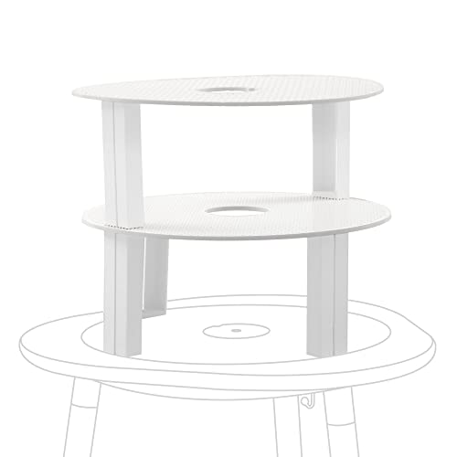 Image of Stokke MuTable Bricks Tower - Includes Two Double-Sided Brick Bases & Eight Pillars - Compatible with Lego Classic & Duplo - for Ages 3+