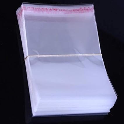 SG Self Adhesive Clear Transparent Plastic Seal Pouch/Poly bag - 8 x 10 inch (100) (B0CNTCQ3GF) Amazon Price History, Amazon Price Tracker