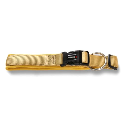 Wolters Halsband Professional Comfort, Farbe:Curry gelb, Größe:35-40 cm x 30 mm