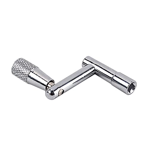 BESTonZON Drum Tuner Key Drum Wrench Silver Metal Drum Wrench for Drum Tuning and Drum Traps