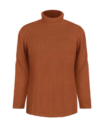 Image of TIYOMI Plus Size Sweater Tops for Women Turtleneck Warm Pullover XL-5XL