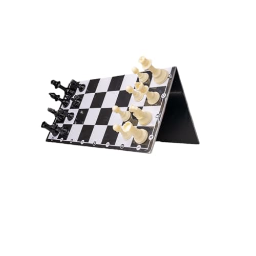 Image of Ratna's Legend Magnetic Chess Jumbo Size Foldable Magnetic Chess Board Set with Magnetic Pieces Having Storage Case for Each Piece, Board Games for Kids and Adults (16.5x16.5 Inches)