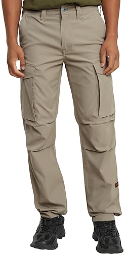 G-STAR Core Men's Regular Cargo Trousers, Beige (Vintage Khaki D24309-d517-g053), 36W x 36L