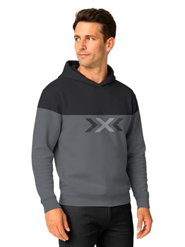 Image of BULLMER Trendy Cotton Blend Sweatshirt for Men | Stylish Full Sleeve Mens Sweatshirts & Hoodies for Winter Wear
