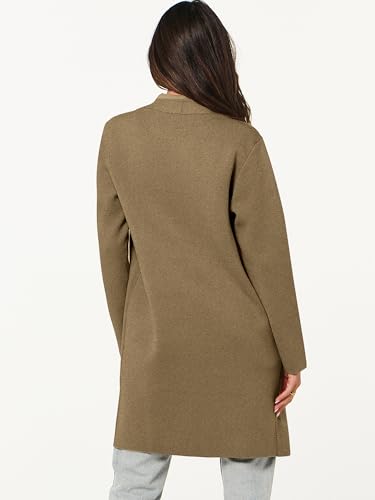 Image of ANRABESS Cardigan Sweater for Women Casual 2026 Fall Fashion Coat Long Sleeve Open Front Knit Coatigan Outwear