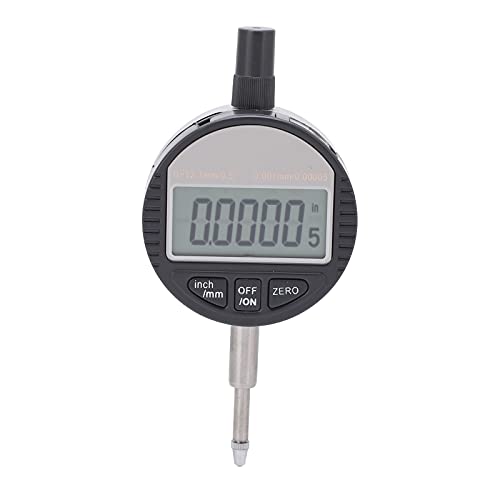 ANKROYU 0.001mm 0-12.7mm Digital Dial Indicator, Alloy Industrial Measuring Tools, Gauge Inch/Metric Conversion for Measure Equipment Calibration