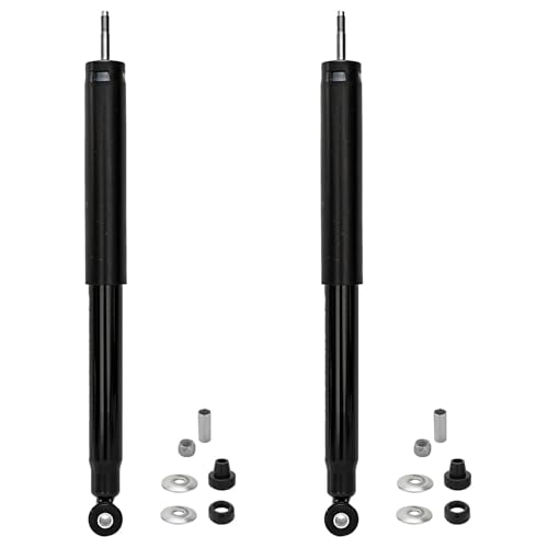 Image of Detroit Axle - Front 4pc Shock Absorbers Kit for 2000-2002 Dodge Ram 2500 3500, 2 Shock Absorbers Assembly 2 Sway Bar End Links 2001 Replacement