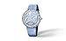 Patek Philippe Calatrava White Gold 4899-901G-001 with Engraved Mother-of-Pearl, Set with Diamonds and Blue Sapphires dial