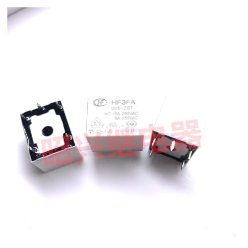 Relé HF3FA 005-ZST 5VDC de 10A y 1 pieza para control de circuitos