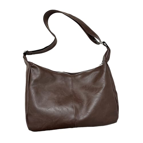 Bolso De Mano Holgado: Bolsos De Mano De Cuero , Bolso De Hombro De Media Luna De Trabajo Para Mujer, Bolsos De Hombro Tipo Hobo De Gran Capacidad Para Viajes, Gimnasio, Trabajo, Compras, Escu