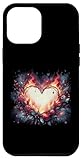 A Heart Frame with Glowing Embers and Fire