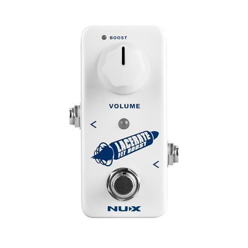 NUX Lacerate Mini Booster Guitar Boost Pedal, Dual FET Circuit