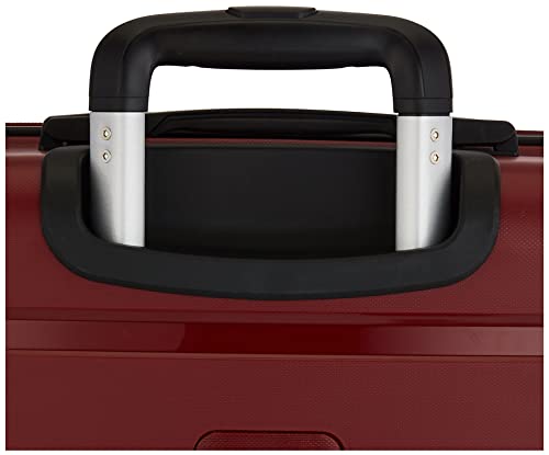Image of Aristocrat Porto 75 Cms Large Check-in Polypropylene Harsided 8 Wheels Luggage /Speed Wheel Suitcase /Trolley Bag - Maroon