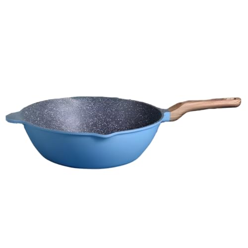 HOOPVOOL Nonstick Frying Pan Skillet, 28CM 3-Liter, Saute Pan with Lid, Stay-Cool Handle, Chef Pan Healthy Stone Cookware Cooking Pan, Induction Compatible, PFOA Free (Fry Pan Without Lid) (B0D9R3WWS5) Amazon Price History, Amazon Price Tracker