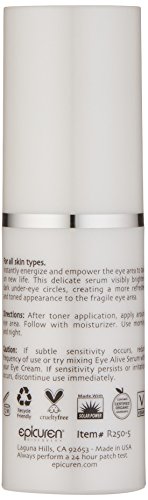 Eye Alive Serum by Epicuren for Unisex - 0.5 oz Serum