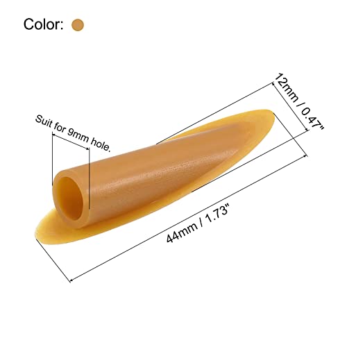 Image of MECCANIXITY 9mm Plastic Pocket Hole Plugs,Wood Plugs for Pocket Hole Jig Working Tool Accessories,Light Brown Pack of 50