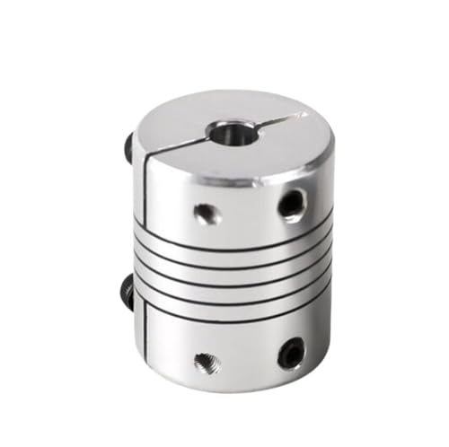 Rigid coupling,Stainless steel rigid coupling 2pcs 6/8/10/11/12/14/16mm D32L40 Aluminium Flexible Shaft Coupling(12mmX16mm)