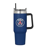 FOCO Offizielles Lizenzprodukt Paris Saint-Germain FC Fußball Teamfarbe XL 1.1L/40oz Isoliert Reisebecher