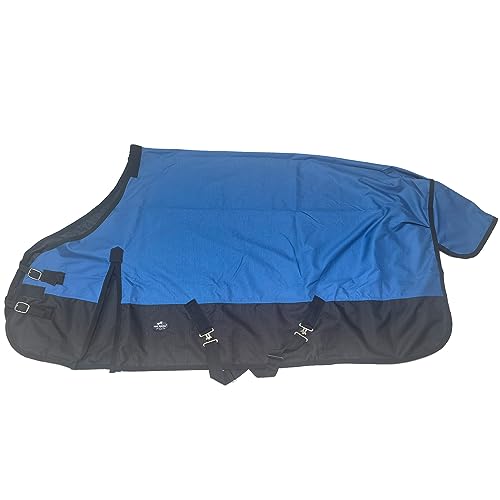 Image of 1200Denier Waterproof and Breathable Horse Sheet Tgw Rding Horse Blanket (80 inch, Royal Blue)