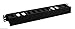 Raising Electronics 1U Horizontal Rack Mount Cable Management Unit with Panel Plastic 19