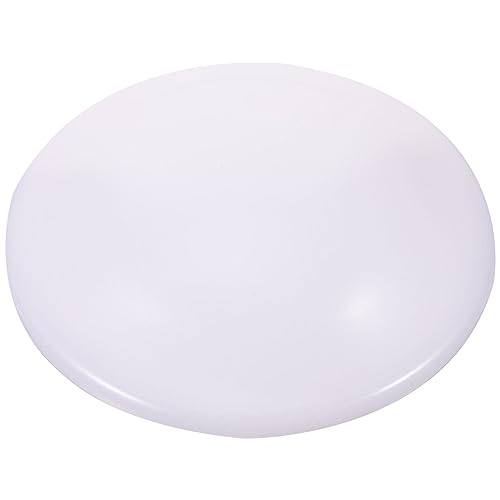 Image of Luxshiny Flush Mount Ceiling Light Cover, 22.6cm Plastic Round Mushroom Light Shade Replacement Lamp Dustcovers Ceiling Lighting Fixtures for Wall Sconce Chandelier Lamps