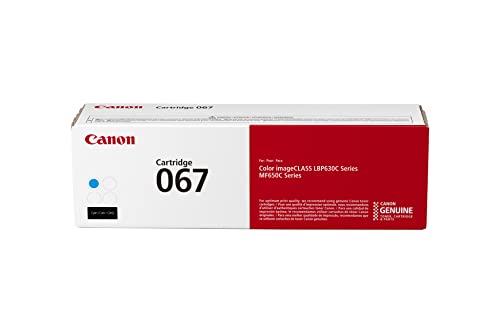 Canon Genuine 067 Cyan Toner Cartridge Compatible with LBP633Cdw, LBP632Cdw, MF652Cdw, MF653Cdw, MF654Cdw, MF656Cdw - image 1