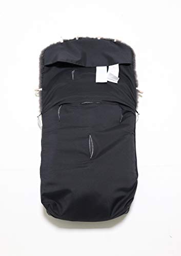 Fußsack Lammfell Kaiser Natura Graphit nid d'ange chancelière bébé - 5