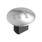 X AUTOHAUX Car Engine Push Start Stop Button Cover for Mercedes-Benz C Class ML GL R CL550 ML350 GLK350 2215450714 (only fit for one-Key Start Stop Function)