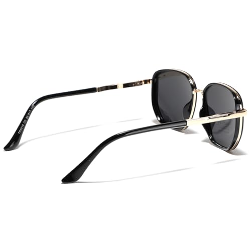 Polarized Sunglasses Square Half Metal Fashion Sun Glass Tr90 Polygon Sun Shades4