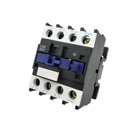Contacteur triphasé CJX2-2510 bobine 220V à commutation rapide et sécurité 3P+NO