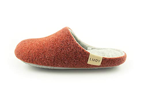 LMOY Foot Massaging Women's Slippers Cozy Woolly Home Shoes Indoor Super Soft Comfy Rubber Sole Bubbles Cushion Women