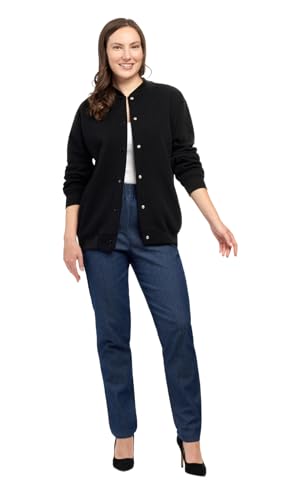 Womens Snap Up Jacket - Soft, Fleecy Lining for Three-Season Comfort3