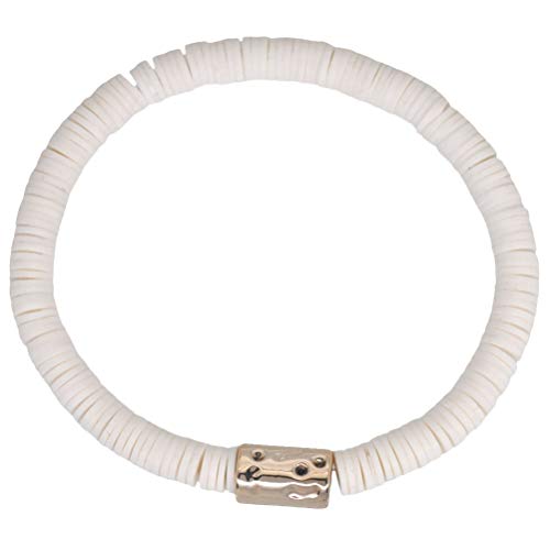 USHOBE Muñequera PULSADOR DE ARCILLA DE ARCILLA APILIBLE APILIA PULSERA HECHA A MANO ARCOIRIS DE...