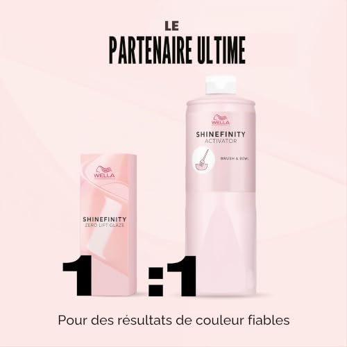 Coloration gloss Shinefinity 0961 iced platinum Wella 60ML - vue 5