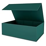 Green Gift Box 12' x 6' x 4' with Magnetic Closure Lid Gift Boxes for Presents,Bridesmaid Gifts Box,Cute Box,Birthday Gift box,Luxury for Gift Packaging, Magnetic Gift Box for Wrapping Gifts