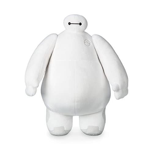 Disney Store Official Baymax Medium Soft Toy for Kids, Cuddly Character with Fuzzy Texture and Embroidered Details, Disney Plushy Suitable for All Ages