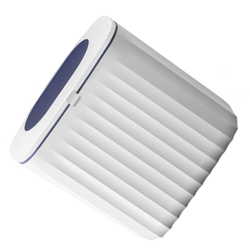 Caneca de basura compacta con tapa corrediza para montaje en pared
