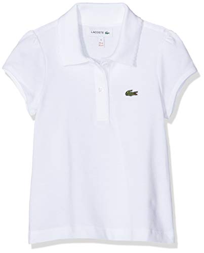 Lacoste PJ3594 Polo, Bianco (Blanc), 12 Anni (Taglia Produttore: 12A) Bambina