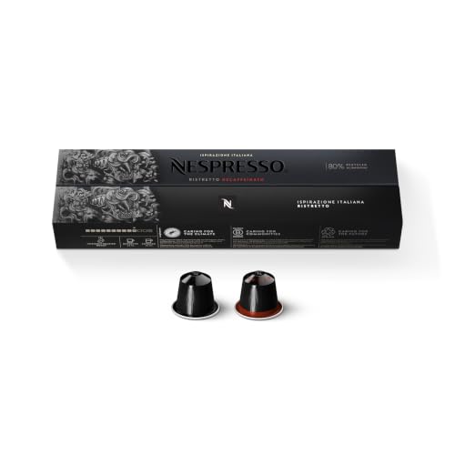 Image of Nespresso Capsules Original, Ristretto Variety Pack, Dark Roast Espresso Coffee, 20 - Count (Pack of 1) Coffee Pods