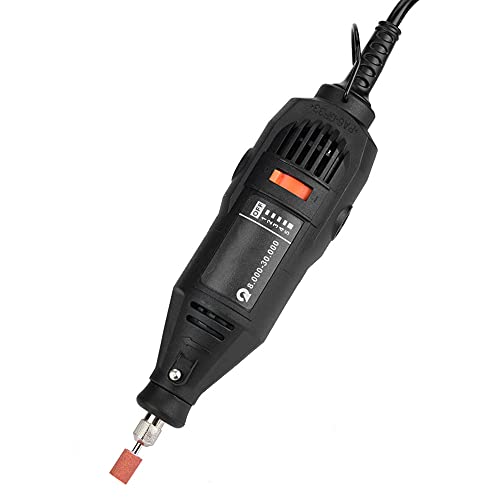 Polchero de Molinillo Eléctrico de 130W, Mini Molido de Control Múltiple de Control con Chuck Reemplazable para el Grabado de Talla de Nogal de Madera de Madera