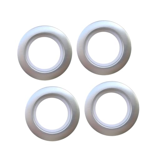 VINTORKY Curtain Accessories 20pcs Silver Buckle Tape for Drapery Rods Low Noise Convenient Installation