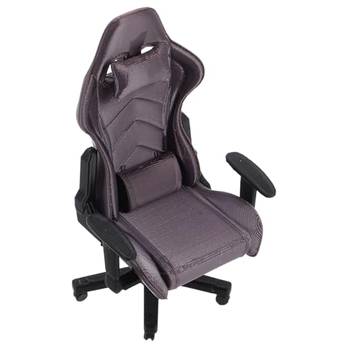 Toddmomy di Sedia da Computer in Miniatura, Sedia da Gioco, Arredamento per Ufficio, Ideale per Collezionisti E Giocatori