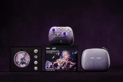 Image of 8BitDo Ultimate 2 Wireless Controller for Windows, Apple, Steam & Android, TMR Joysticks, Hall /Tactile Triggers, Motion Control,1000Hz Polling Rate -Evernight(Officially Licensed by Honkai: Star Rail)