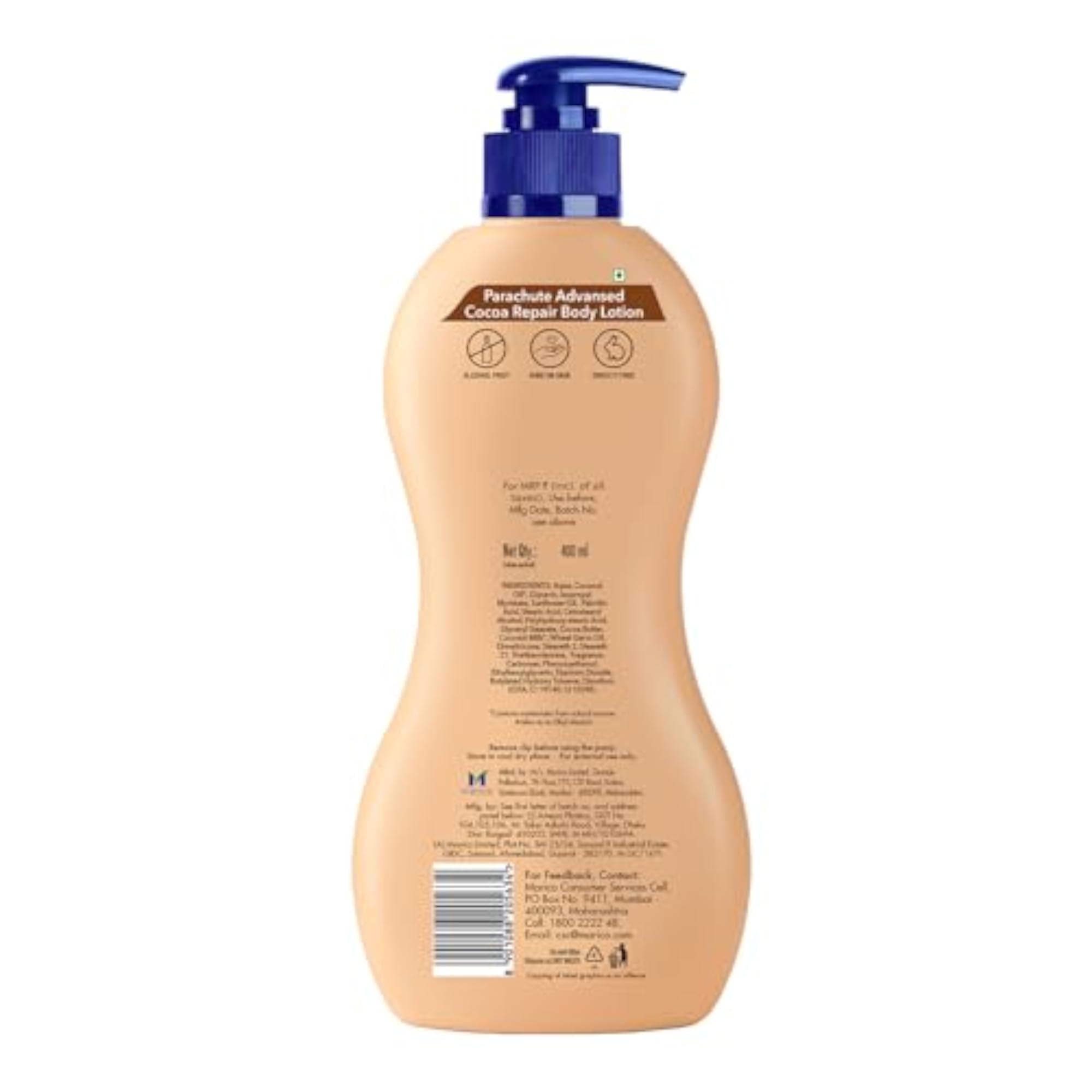Cocoa Repair Body Lotion for Women & Men, Natural Formula