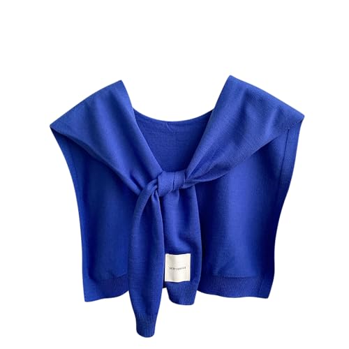 Shawl Wraps for Women Trendy Sweater Knitted Knotted Shawls Travel Casual Solid Scarf Cape Shoulder Tops Fashion Wrap - Main Image