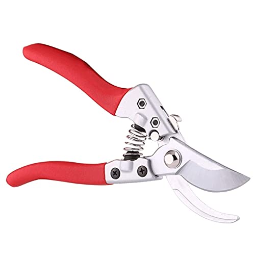 Multifunctional Gardening Pruning Shears Picking Scissors Trimming Weeds Household Potted Branches Small Scissors Gardening Tools (Red 20.3x5.3cm) (Red 20.3x5.3cm)