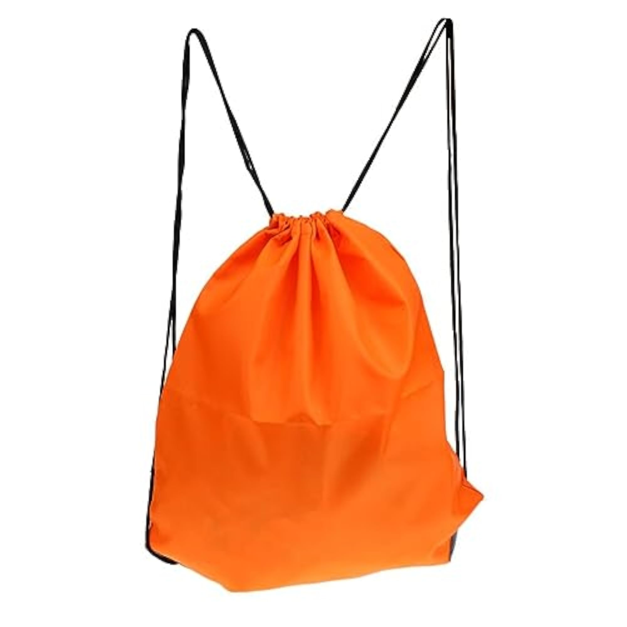 3x Waterproof Drawstring Backpack for School & Sports, Orange
