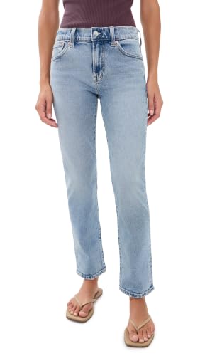 Madewell Women's The Jules Slim-Straight Jeans, RAEBROOK WASH, 31