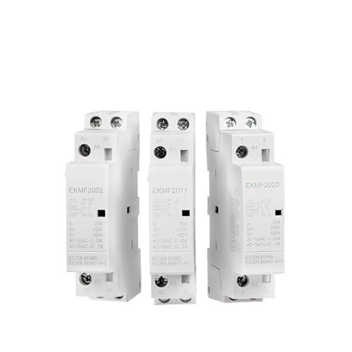Contacteur ca modulaire domestique 2P 16A 2NC rail DIN EKMF